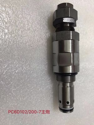 PC200-7 Excavator Spare Parts , Self - Operated Hydraulic Pressure Relief Valve